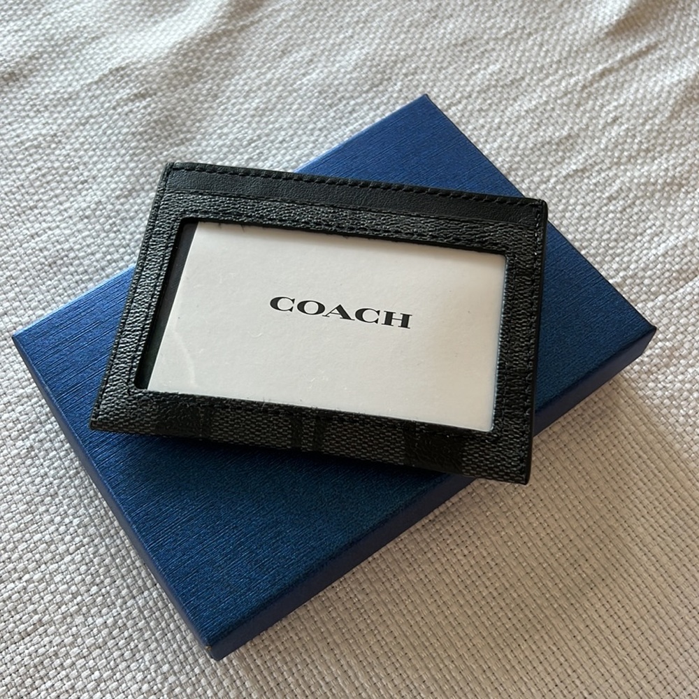 New Men coach card wallet